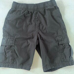 Boys Size 12 Black Cargo‎ Shorts Adjustable Waist By The Childrens Place